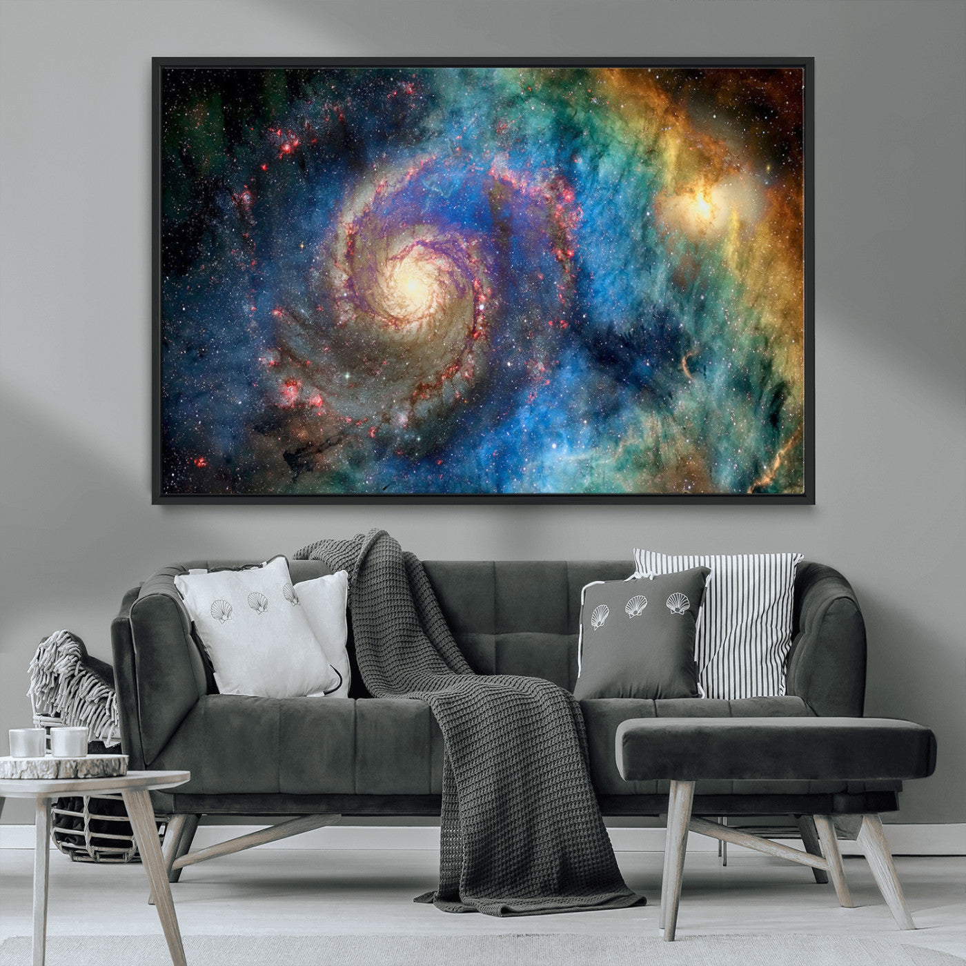 MGV-FC-36X24 - Spiral Galaxy Wall Art Canvas Print