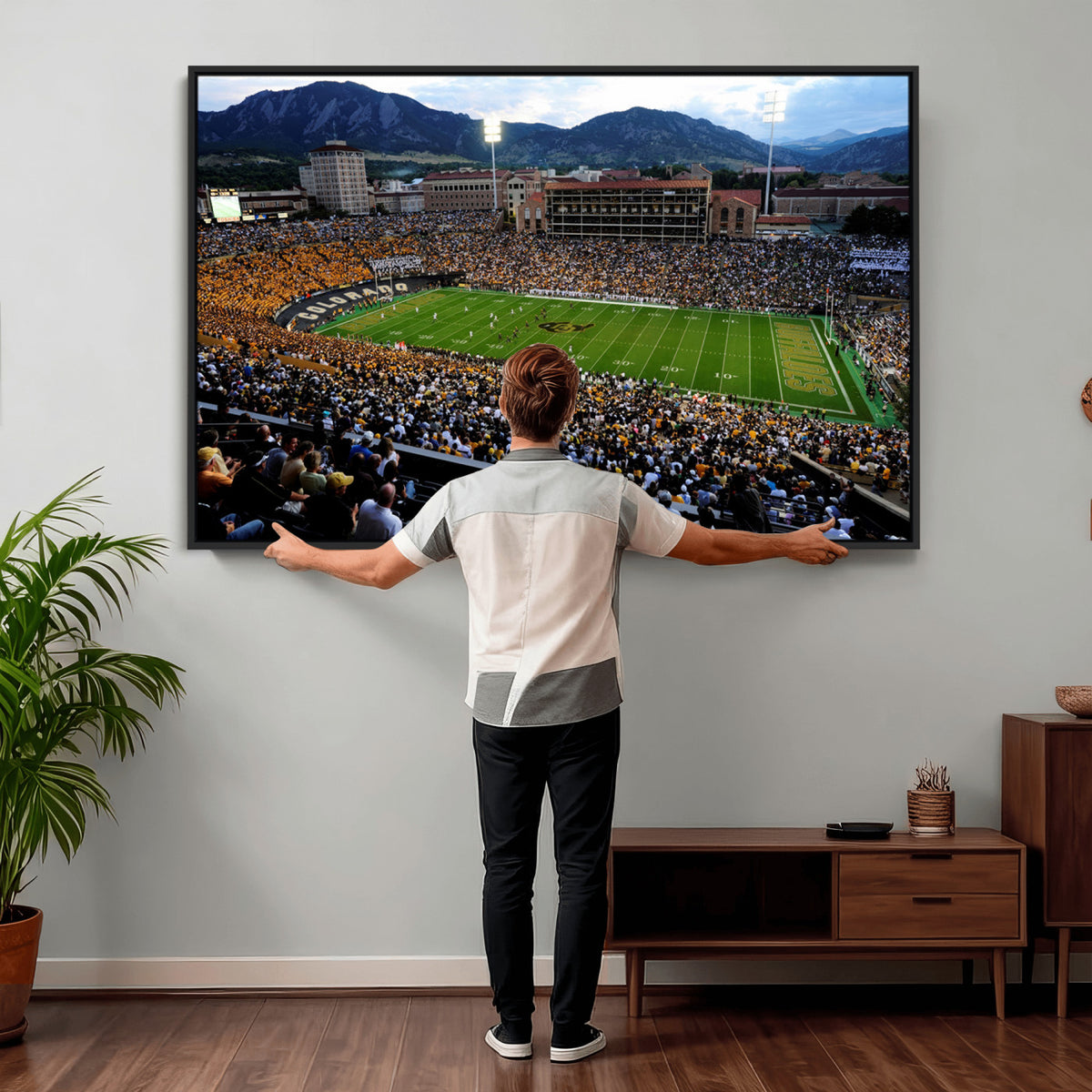 60552-MGV-CV-36X24 - Folsom Field, University of Colorado Buffaloes Football