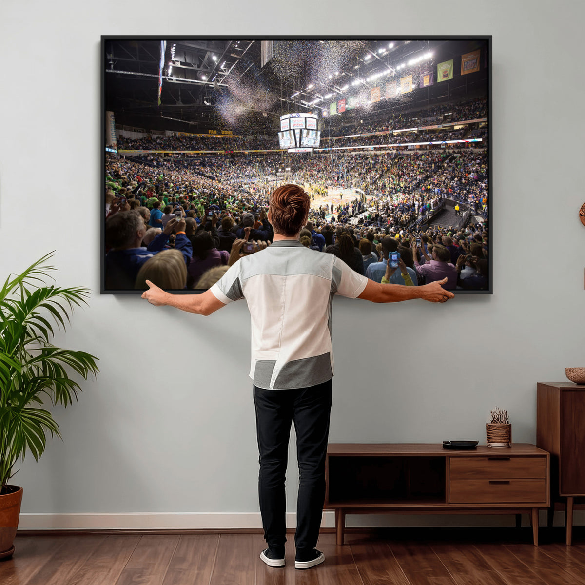 66251-MGV-CV-36X24 - Bridgestone Arena Wall Art Canvas, Nashville Predators
