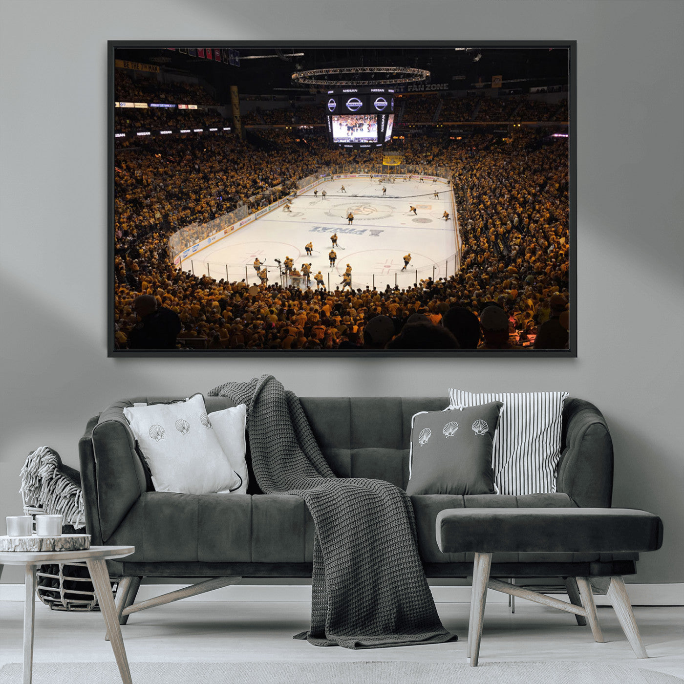 MGV-FC-36X24 - Bridgestone Arena - Nashville Predators Hockey Team Print - Nashville Wall Art Canvas Print