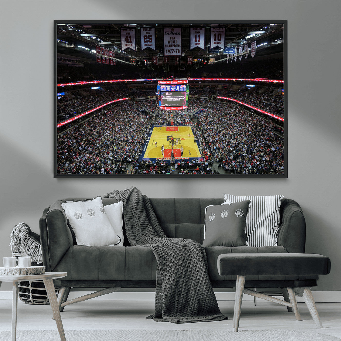 MGV-FC-36X24 - Capital One Arena Stadium Wall Art | Canvas Print | Ready to Hang | Washington D.C. Sports Decor