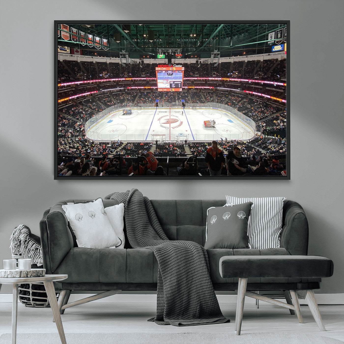 MGV-FC-36X24 - Honda Center California Anaheim Ducks Ice Hockey Stadium Canvas Print Wall Art