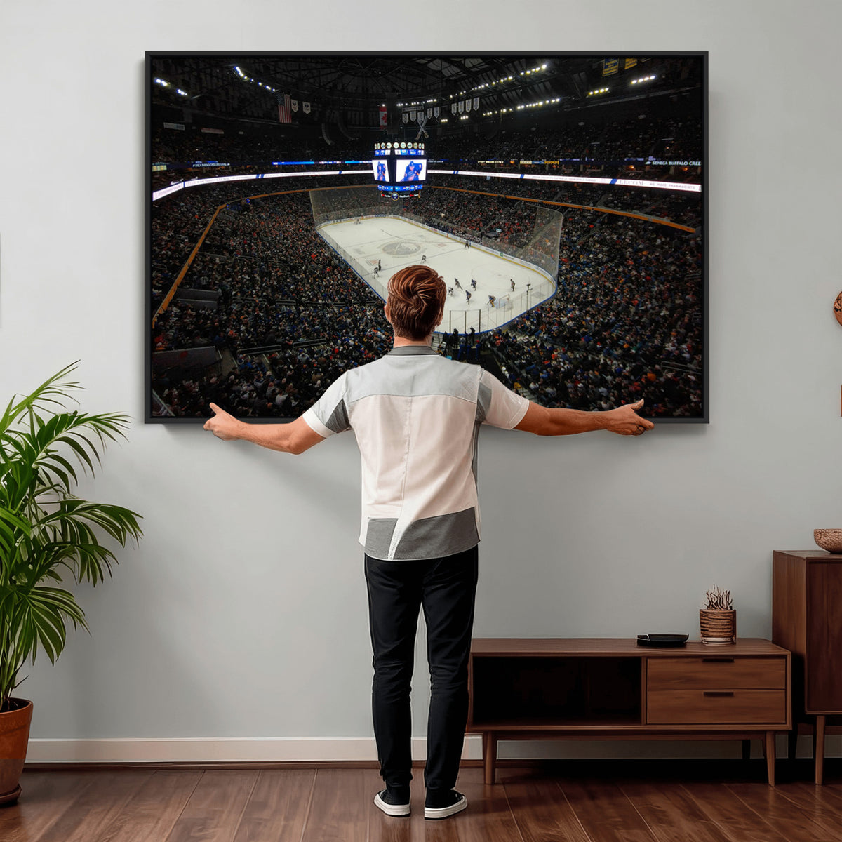 15132-MGV-CV-36X24 - KeyBank Center New York Buffalo Sabres Hockey Stadium Canvas