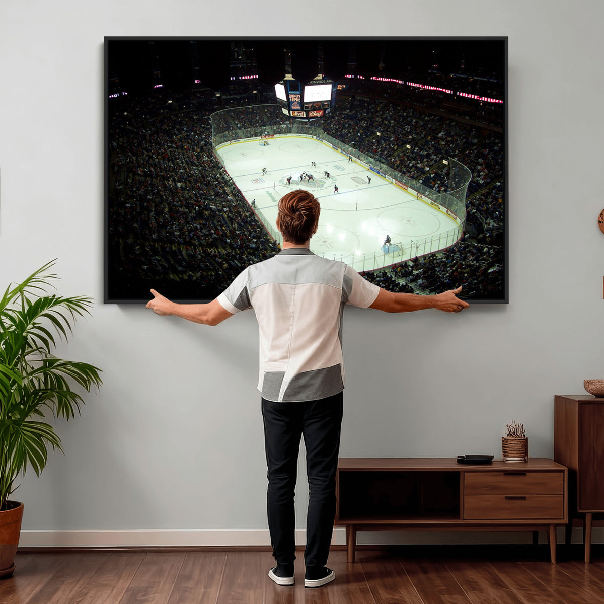 38823-MGV-CV-36X24 - Nationwide Arena Ohio Columbus Blue Jackets Hockey Stadium