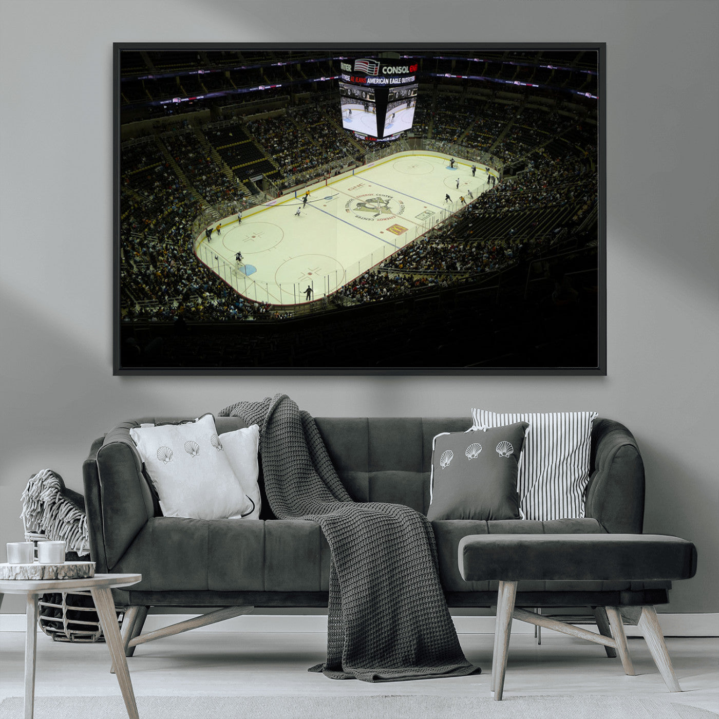 MGV-FC-36X24 - PPG Paints Arena Pennsylvania Pittsburgh Penguins Hockey Stadium Canvas, Pennsylvania Pittsburgh