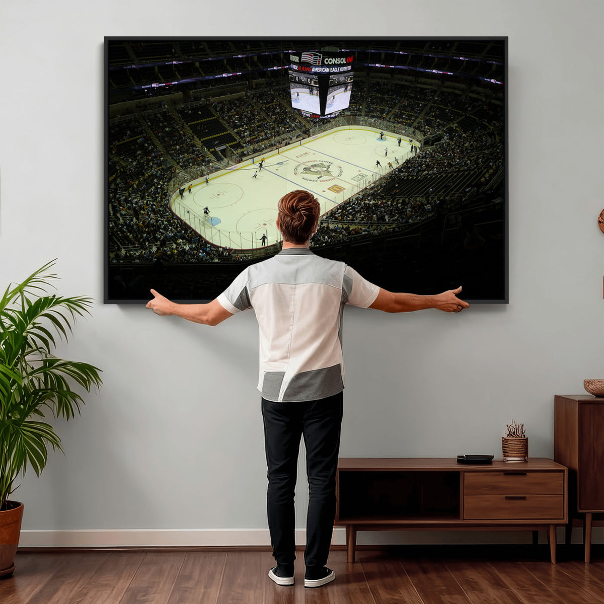 52168-MGV-CV-36X24 - PPG Paints Arena Pennsylvania Pittsburgh Penguins Hockey