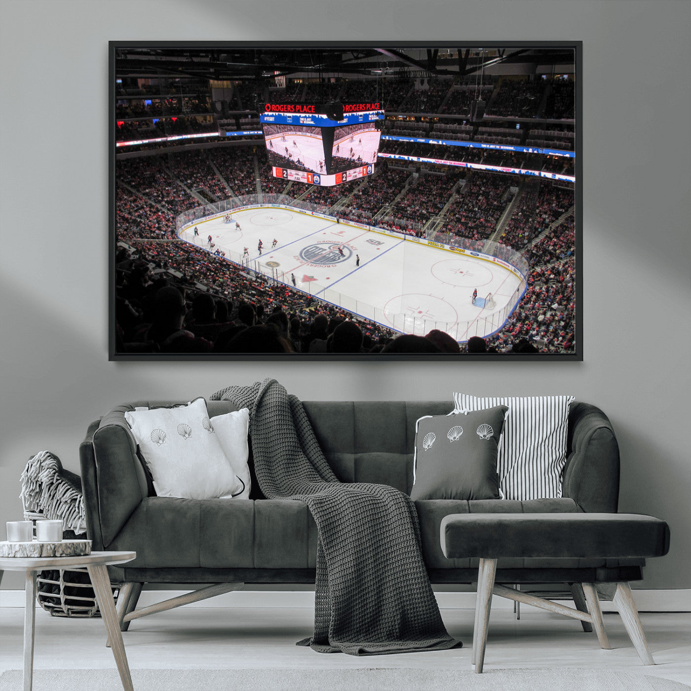 MGV-FC-36X24 - Rogers Place Edmonton Oilers Ice Hockey Stadium Wall Art, Rogers Place Edmonton Oilers Wall Art