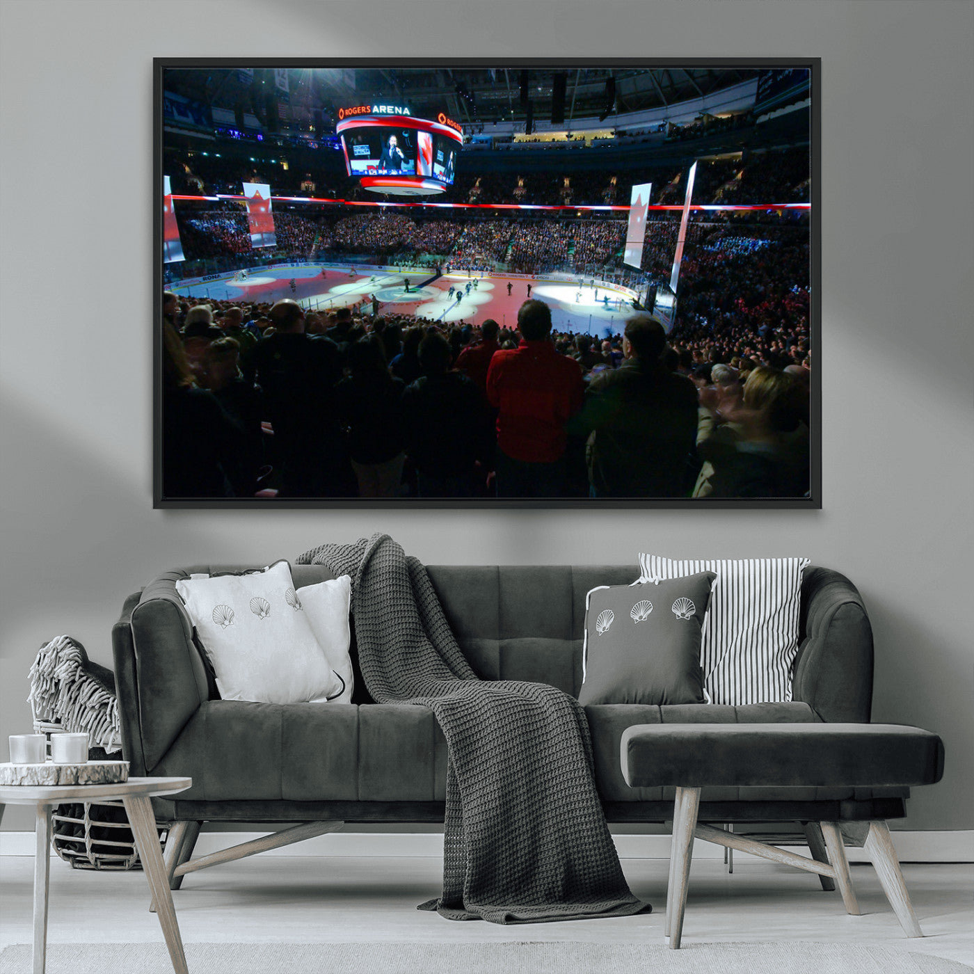 MGV-FC-36X24 - Rogers Arena Vancouver Canucks Ice Hockey Stadium Wall Art, Vancouver Canucks Ice Hockey Print