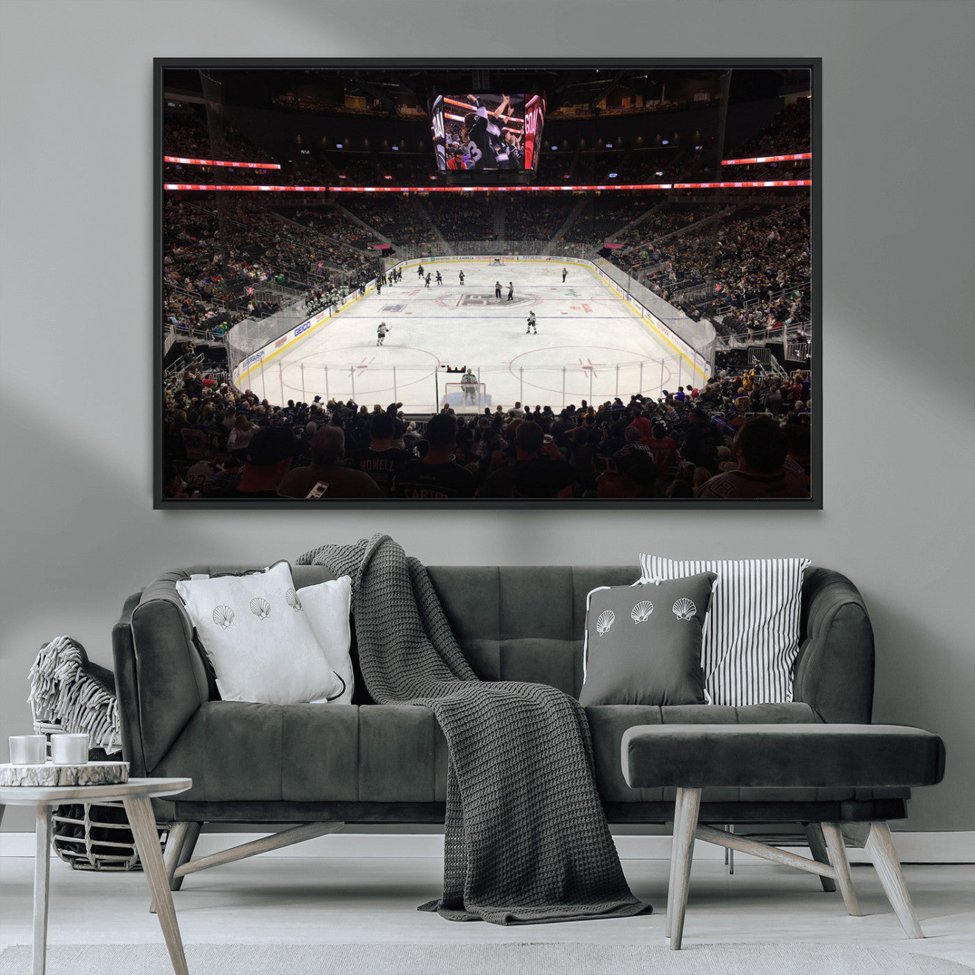 MGV-FC-36X24 - T Mobile Arena Paradise Nevada Vegas Golden Knights Ice Hockey Stadium Canvas Print Wall Art