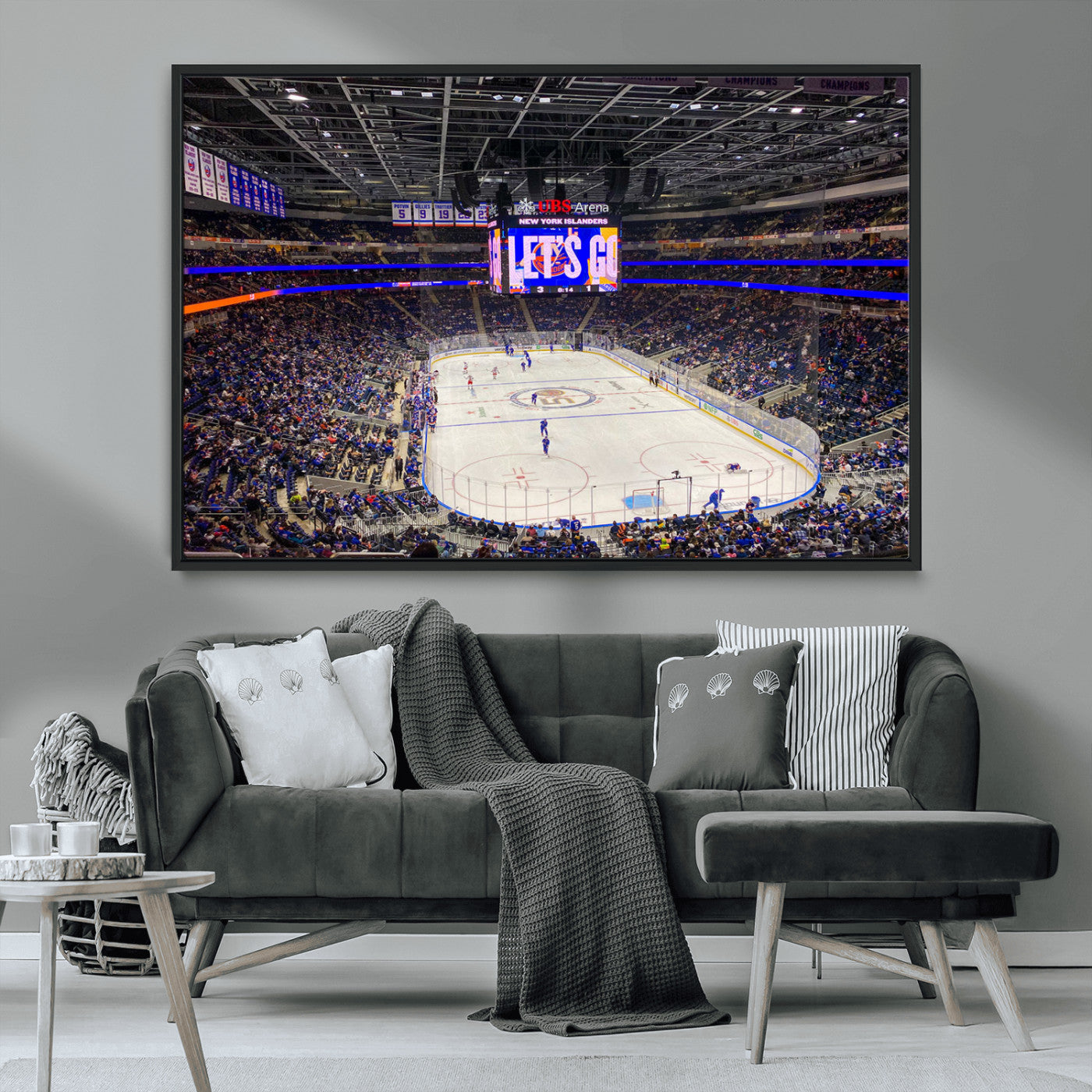 MGV-FC-36X24 - UBS Arena Elmont New York Islanders Ice Hockey Wall Art, UBS Arena Elmont Wall Art Canvas Print