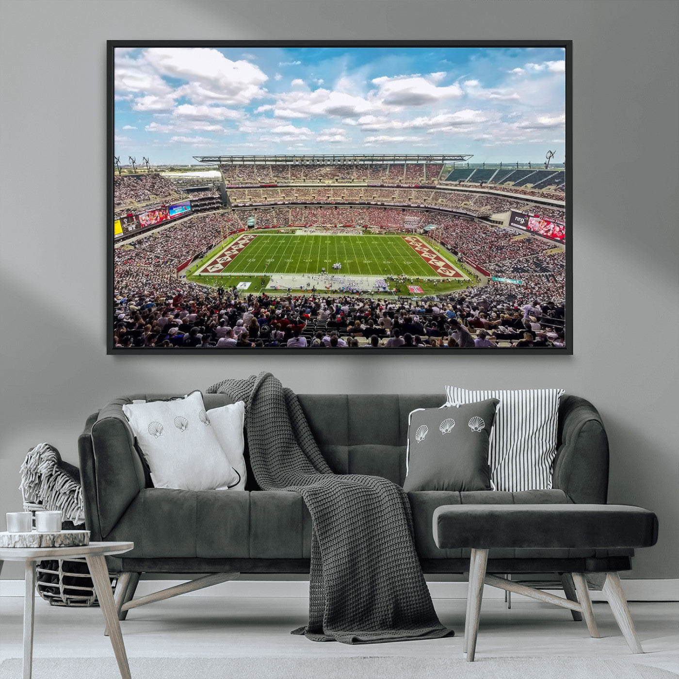 MGV-FC-36X24 - The Temple University Owls Athletics Team Print - Philadelphia Lincoln Financial Field Stadium Wall