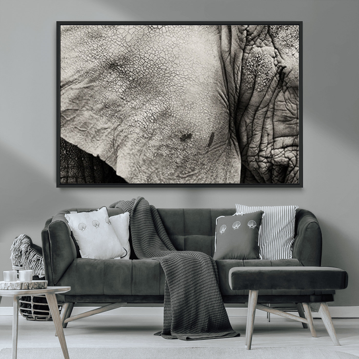 MGV-FC-36X24 - Elephant Wall Art Canvas Print