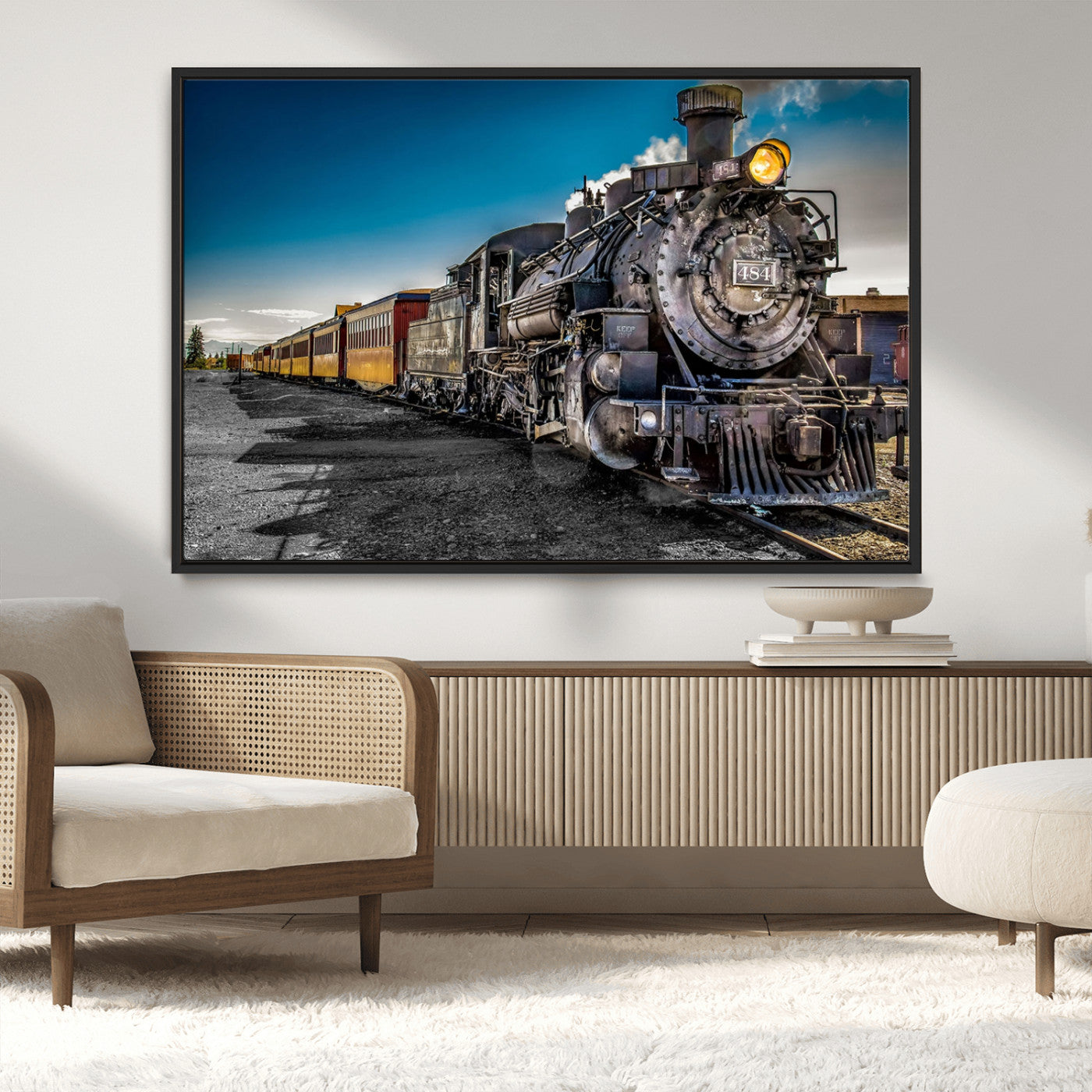 MGV-FC-36X24 - Train Wall Art Canvas Print