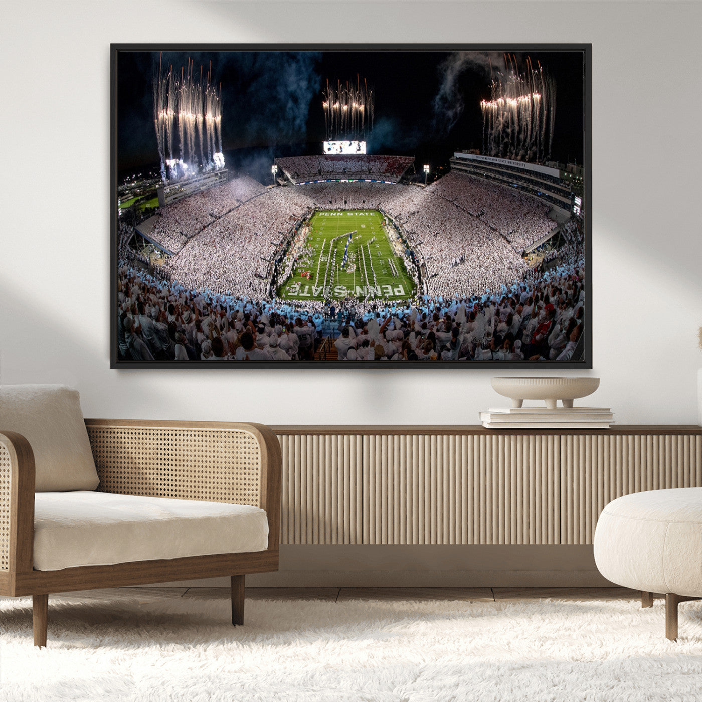 MGV-FC-36X24 - Penn Stadium Football Wall Art Canvas Print, Pennsylvania University Football Stadium