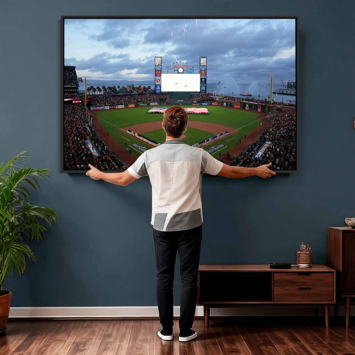 44631-MGV-CV-36X24 - Oracle Park San Francisco Giants Wall Art | Oracle Park Stadium Canvas Print