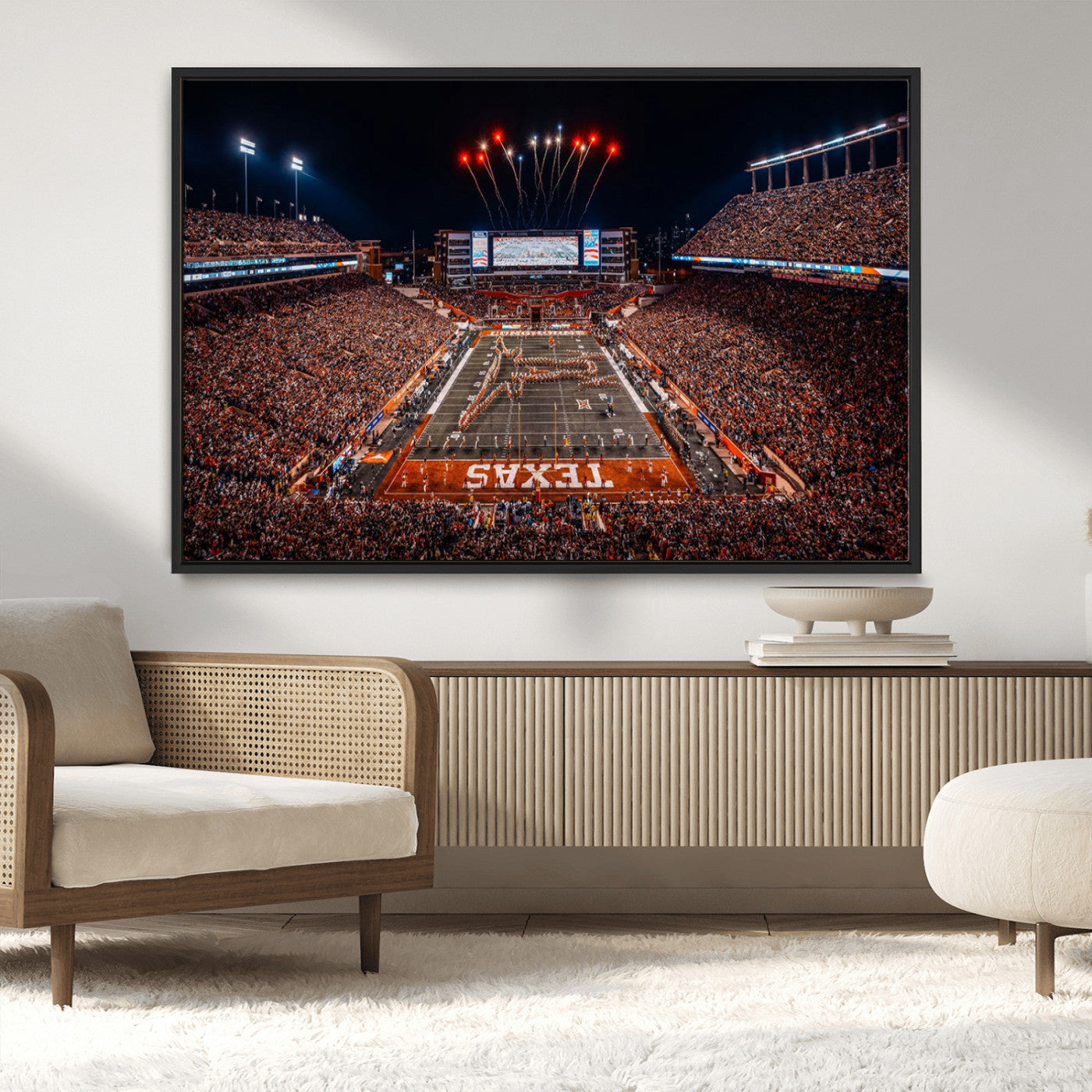 MGV-FC-36X24 - Texas Memorial Stadium Wall Art Canvas Print
