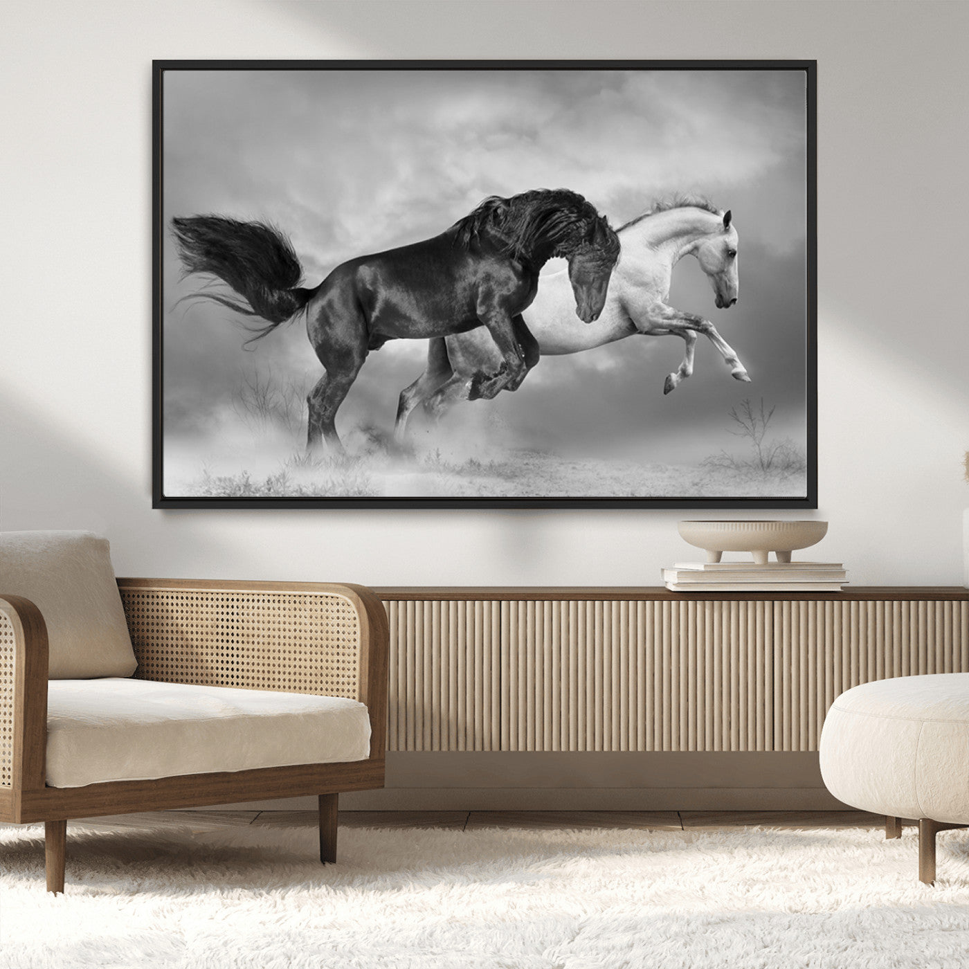 MGV-FC-36X24 - Wild Horses Wall Art Canvas Print