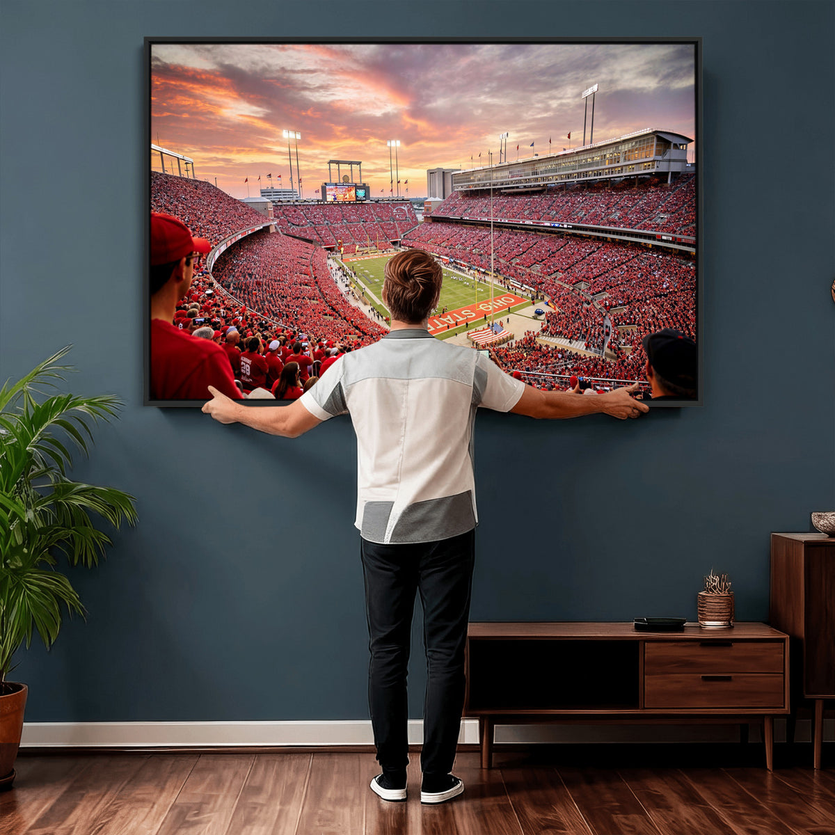94754966-MGV-CV-36X24 - Stadium Wall Art Canvas Print