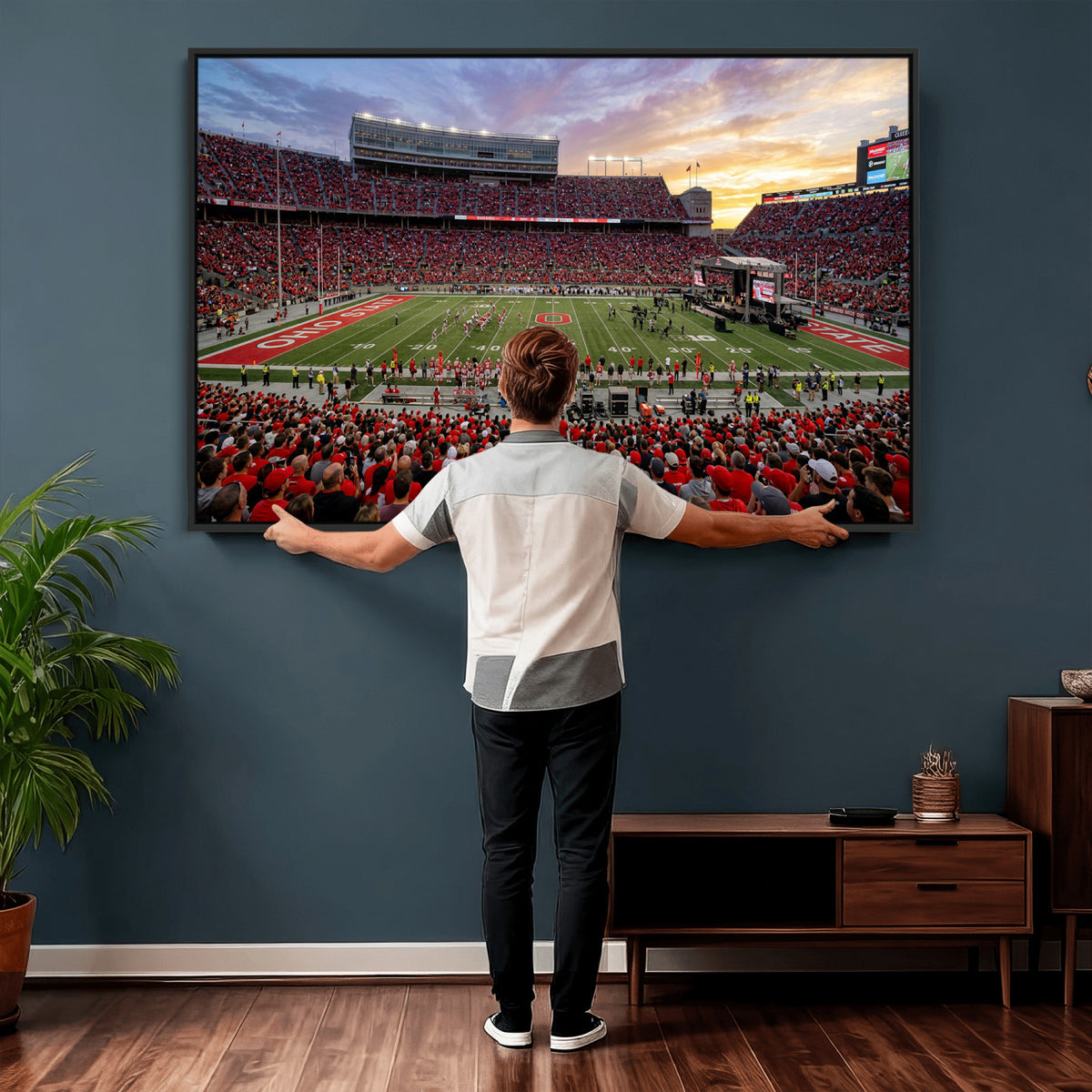23196993-MGV-CV-36X24 - Stadium Wall Art Canvas Print