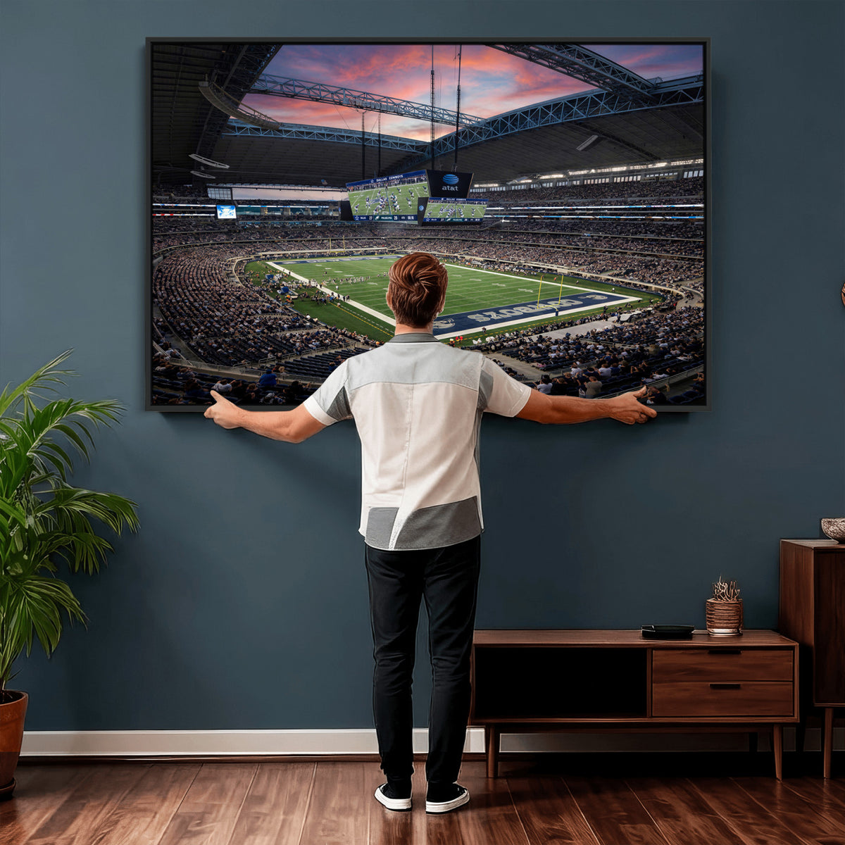 11530179-MGV-CV-36X24 - Stadium Wall Art Canvas Print