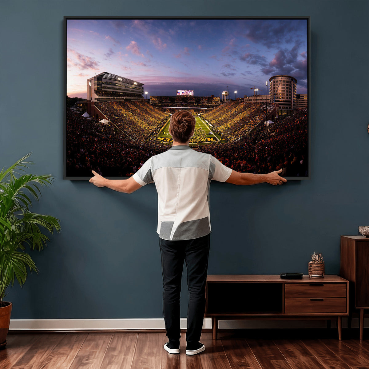 49683861-MGV-CV-36X24 - Stadium Wall Art Canvas Print