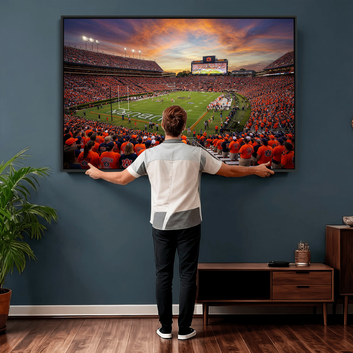 46347891-MGV-CV-36X24 - Stadium Wall Art Canvas Print