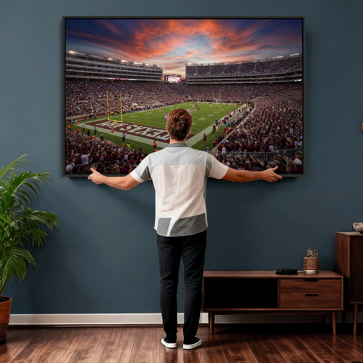 44328991-MGV-CV-36X24 - Stadium Wall Art Canvas Print