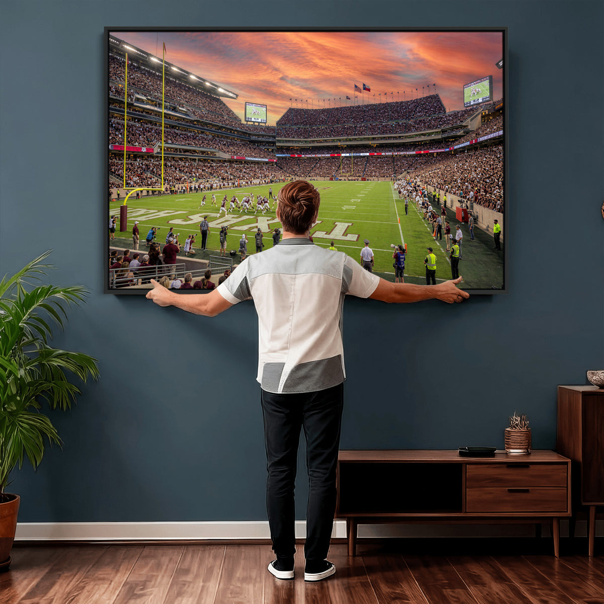 80055809-MGV-CV-36X24 - Stadium Wall Art Canvas Print
