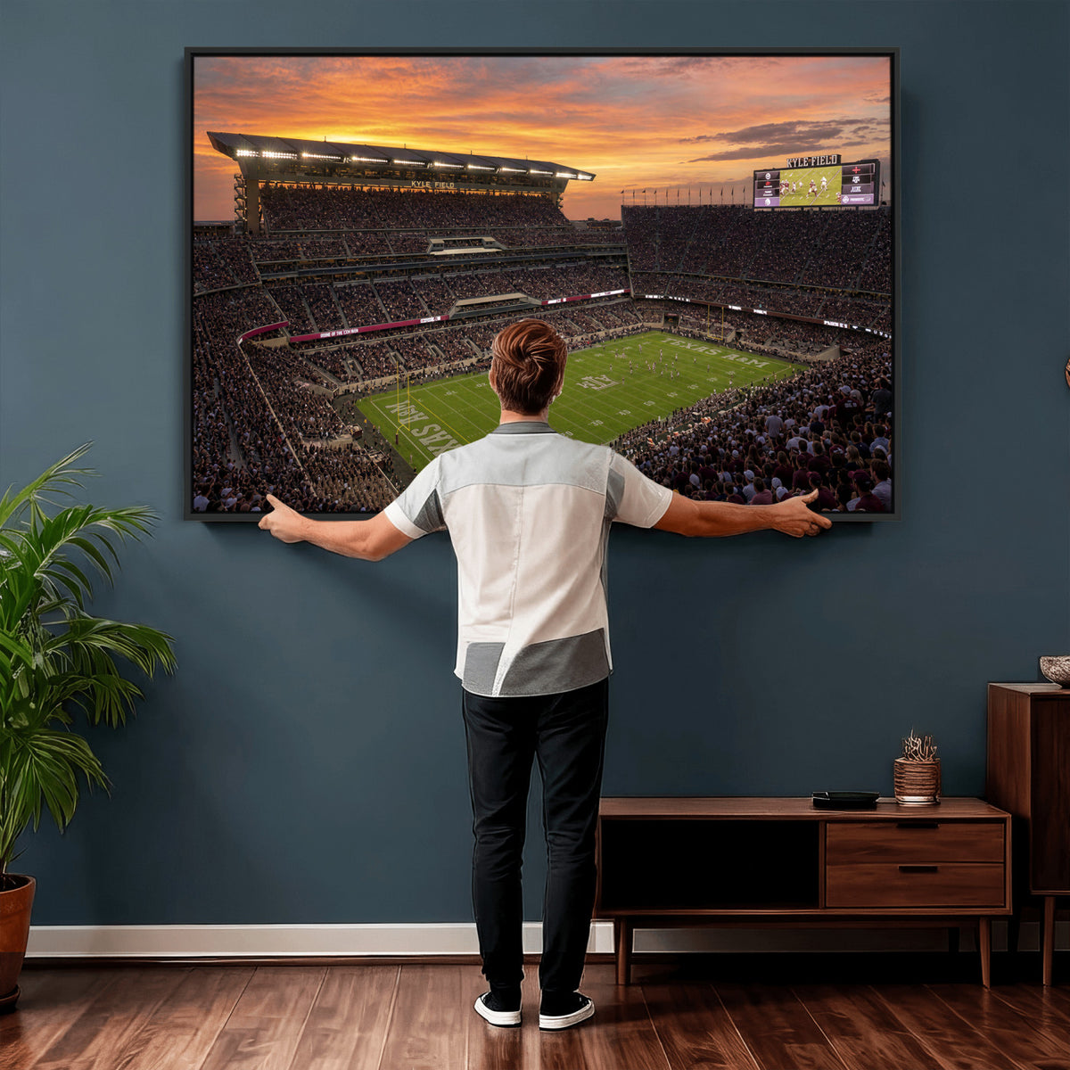 77401853-MGV-CV-36X24 - Stadium Wall Art Canvas Print