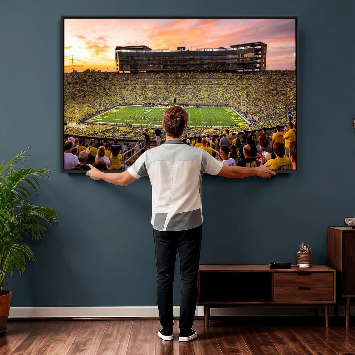 27265223-MGV-CV-36X24 - Stadium Wall Art Canvas Print