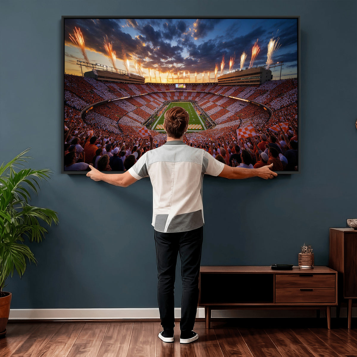 29672818-MGV-CV-36X24 - Stadium Wall Art Canvas Print