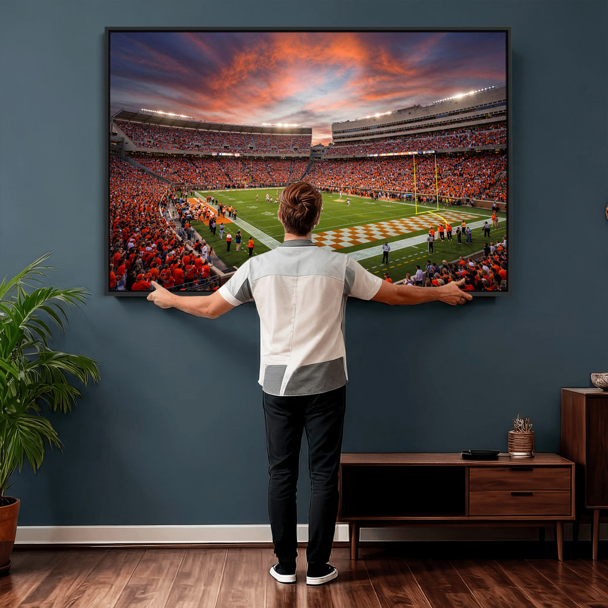 67648335-MGV-CV-36X24 - Stadium Wall Art Canvas Print