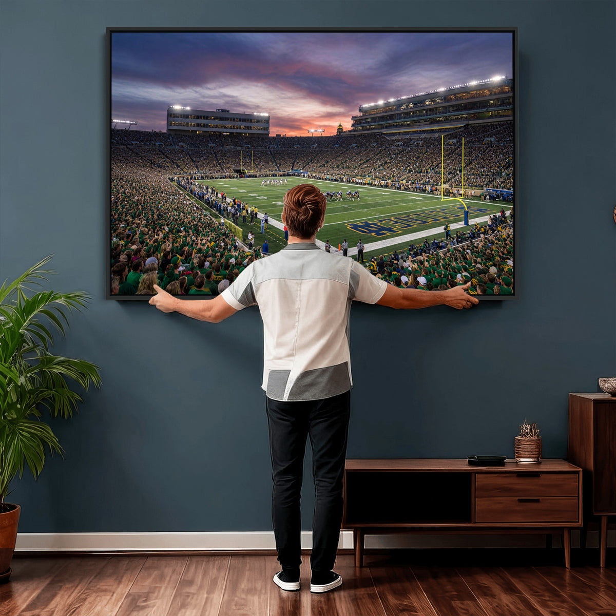 34836892-MGV-CV-36X24 - Stadium Wall Art Canvas Print
