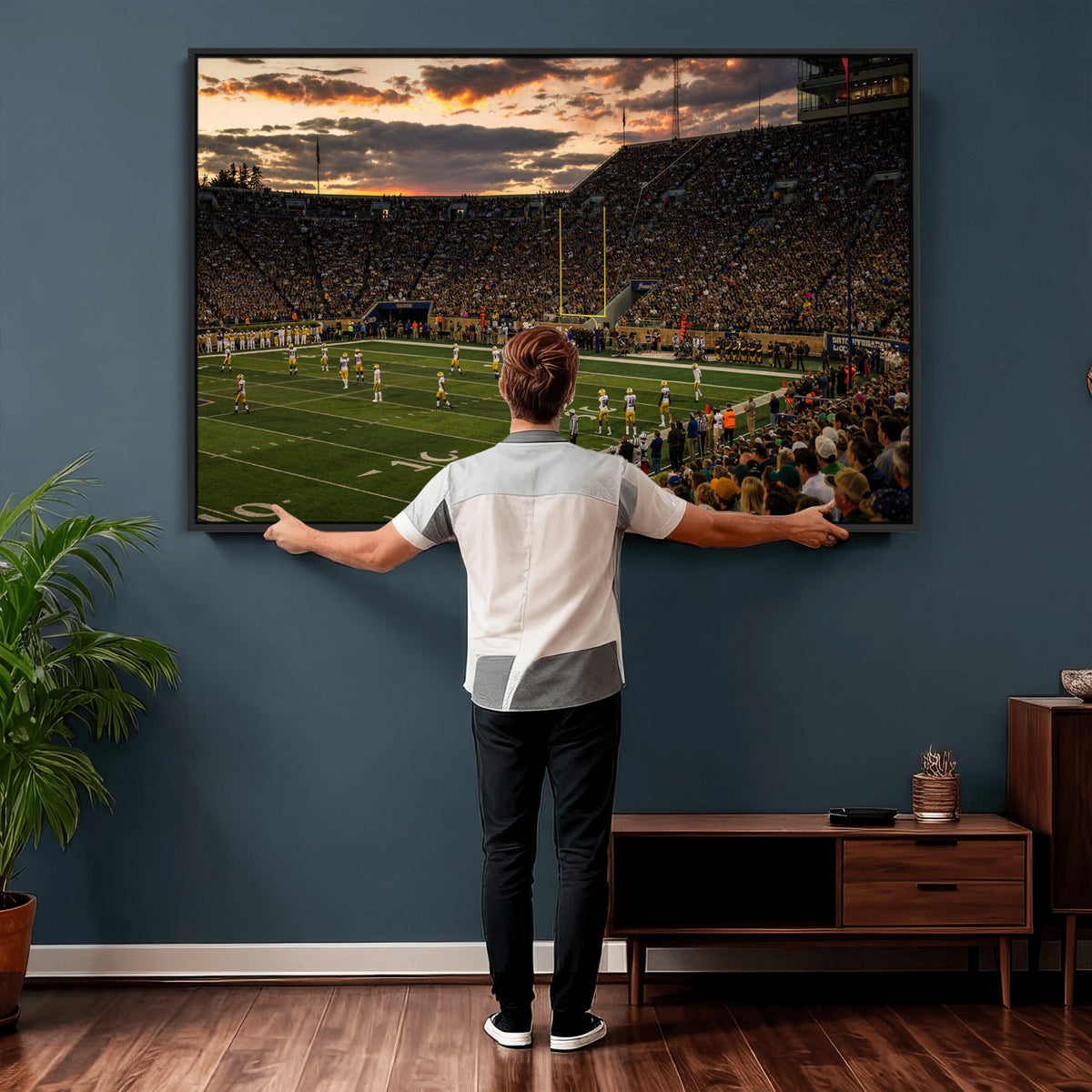 17703678-MGV-CV-36X24 - Stadium Wall Art Canvas Print
