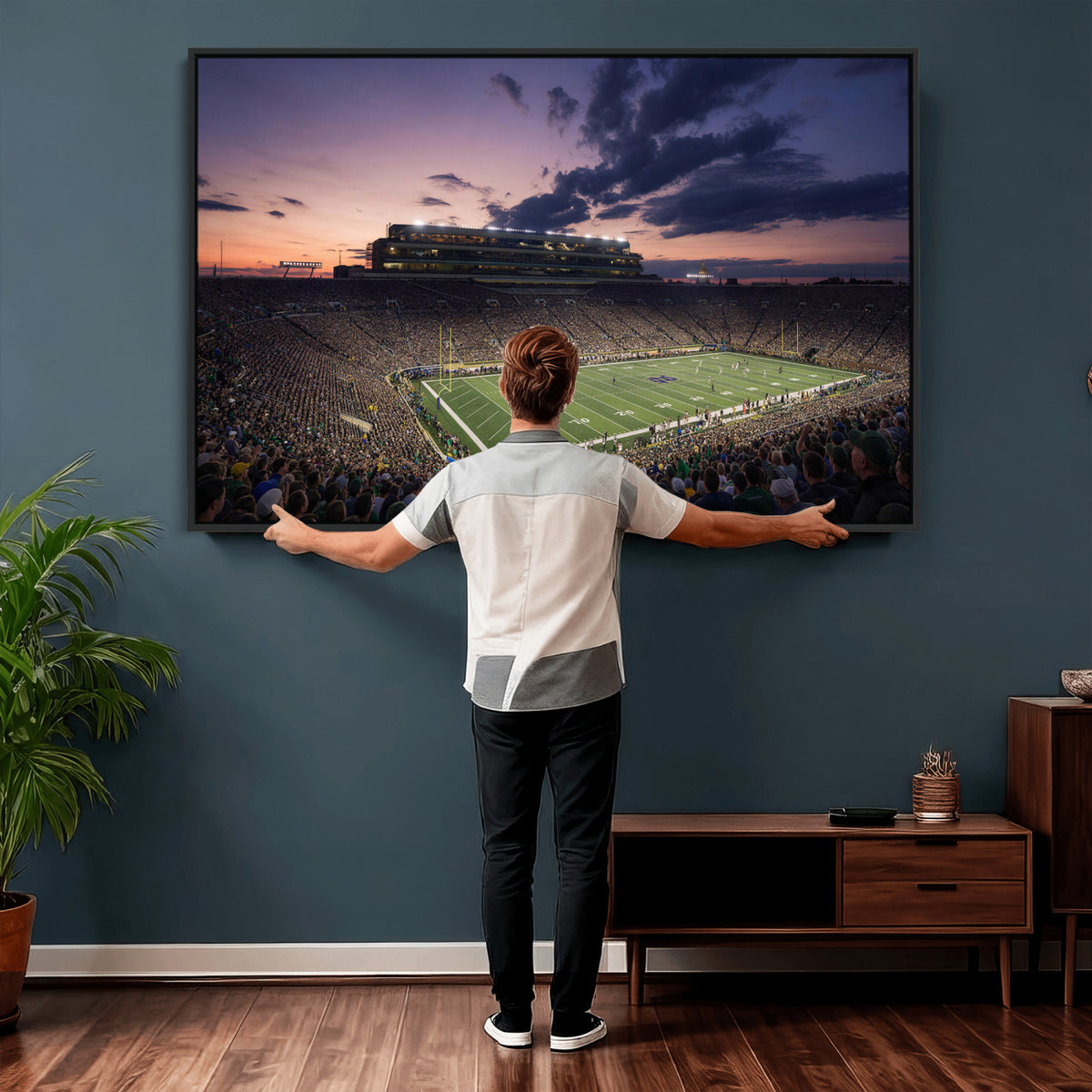 48837941-MGV-CV-36X24 - Stadium Wall Art Canvas Print