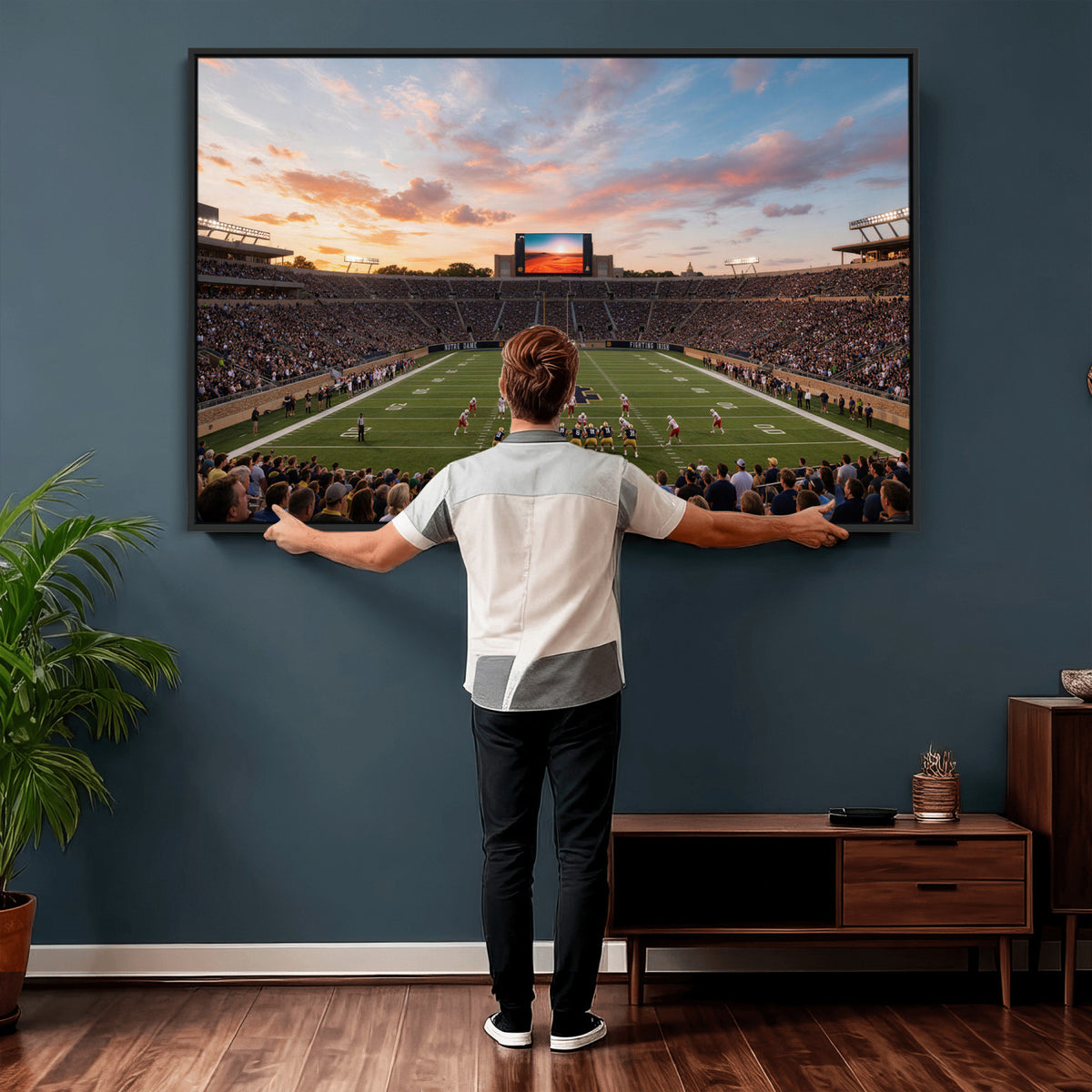 54464530-MGV-CV-36X24 - Stadium Wall Art Canvas Print