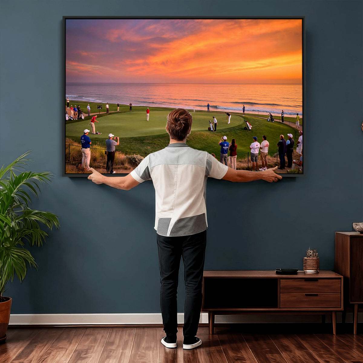 57561775-MGV-CV-36X24 - Stadium Wall Art Canvas Print