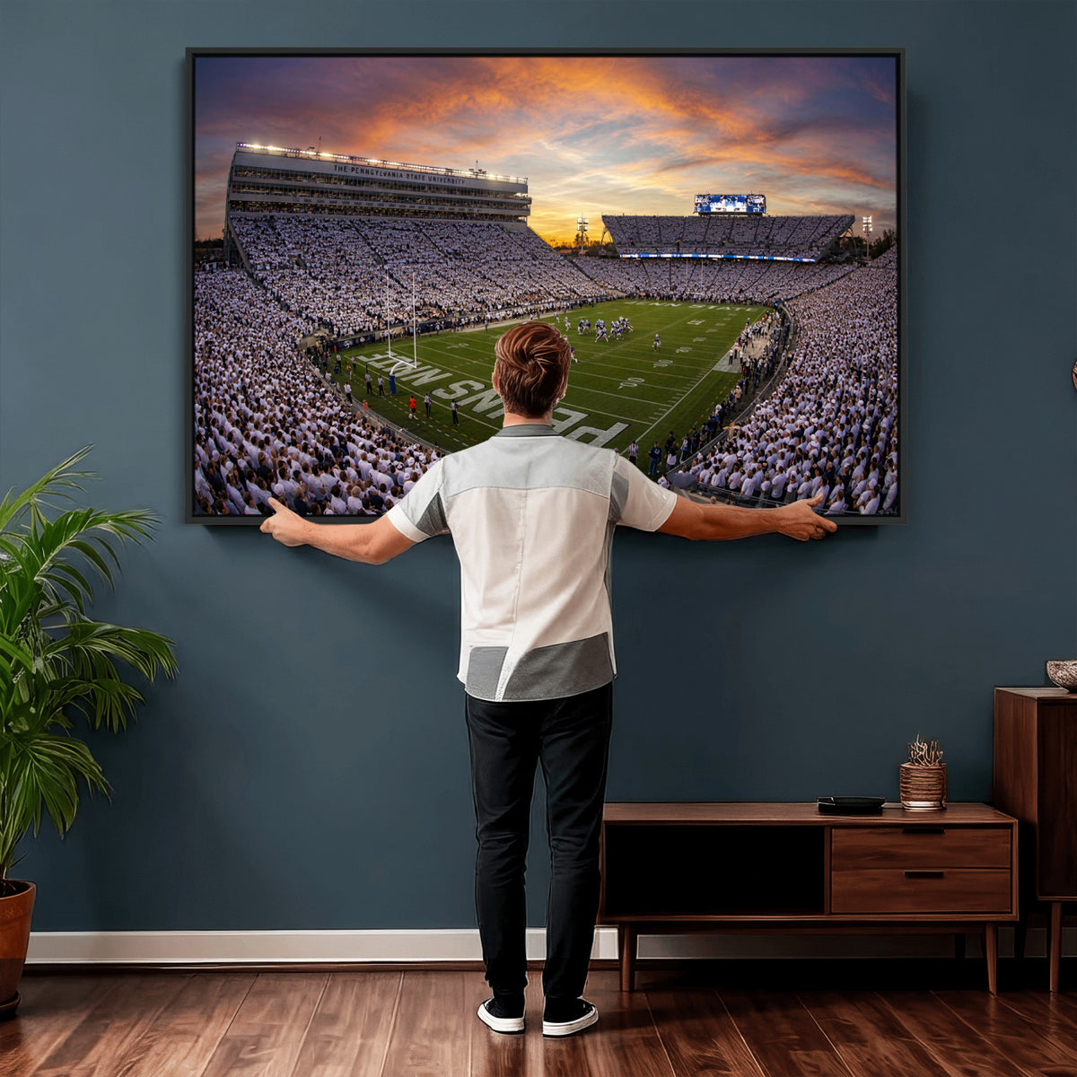 37485833-MGV-CV-36X24 - Stadium Wall Art Canvas Print