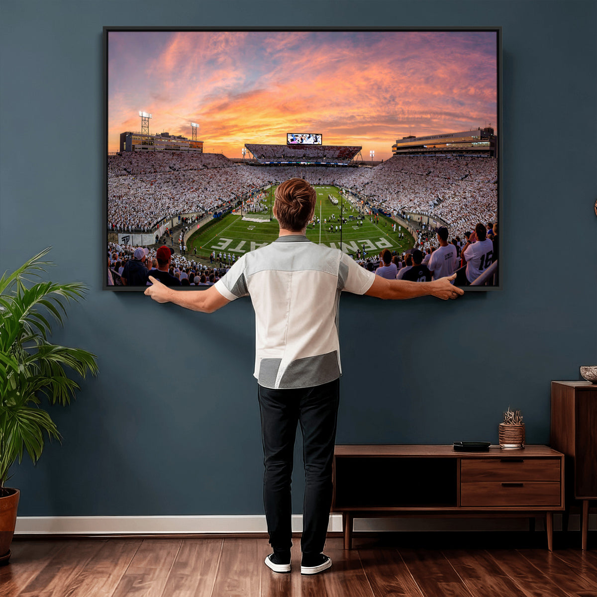 53161432-MGV-CV-36X24 - Stadium Wall Art Canvas Print