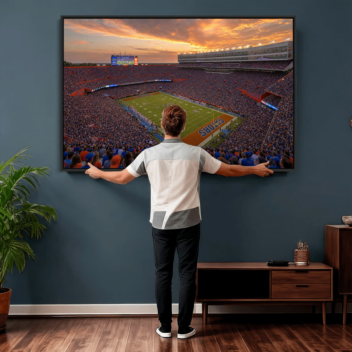 48009171-MGV-CV-36X24 - Stadium Wall Art Canvas Print