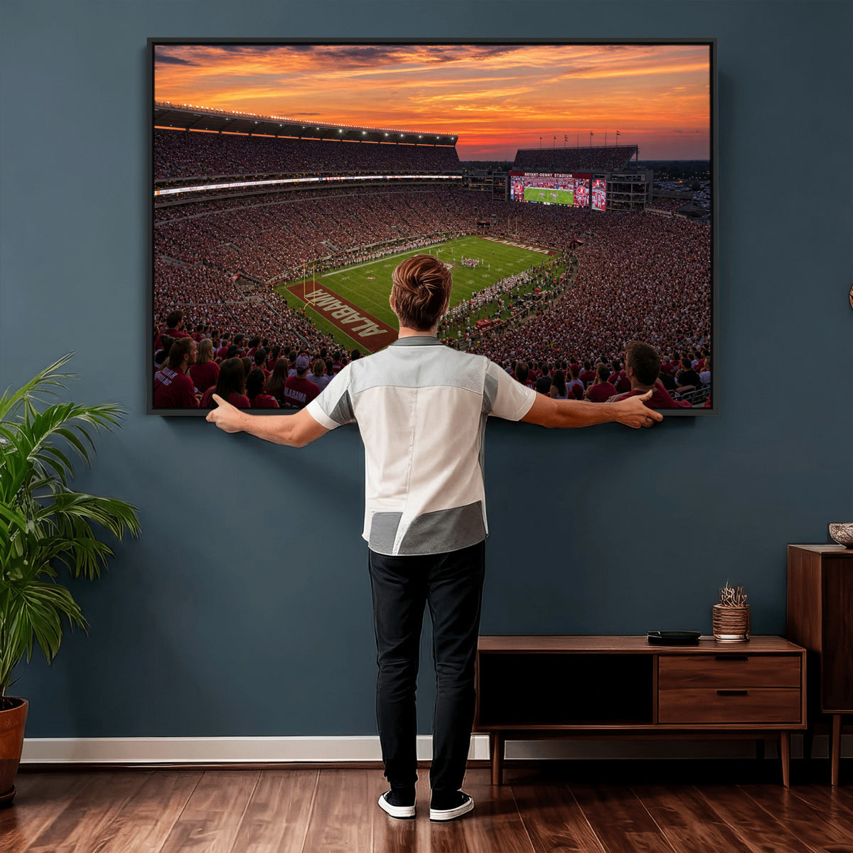 91782096-MGV-CV-36X24 - Stadium Wall Art Canvas Print
