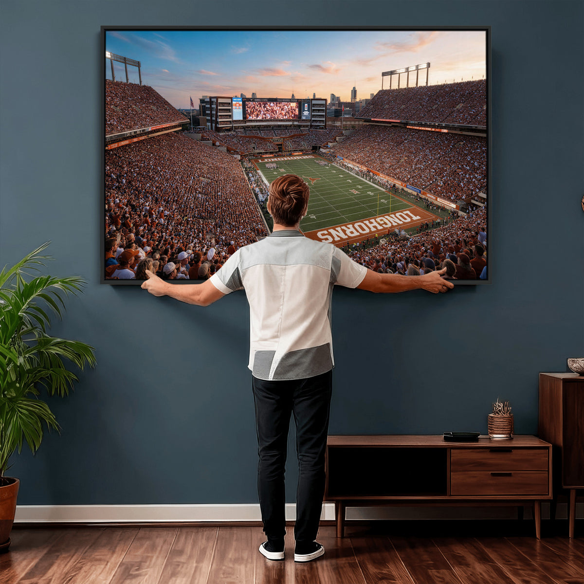 41187139-MGV-CV-36X24 - Stadium Wall Art Canvas Print