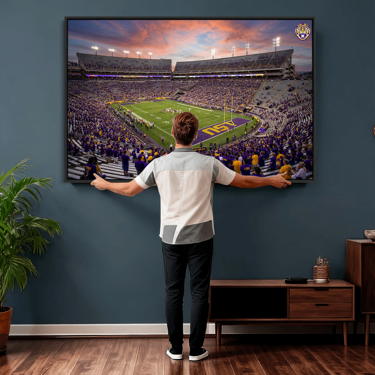 20281385-MGV-CV-36X24 - Stadium Wall Art Canvas Print