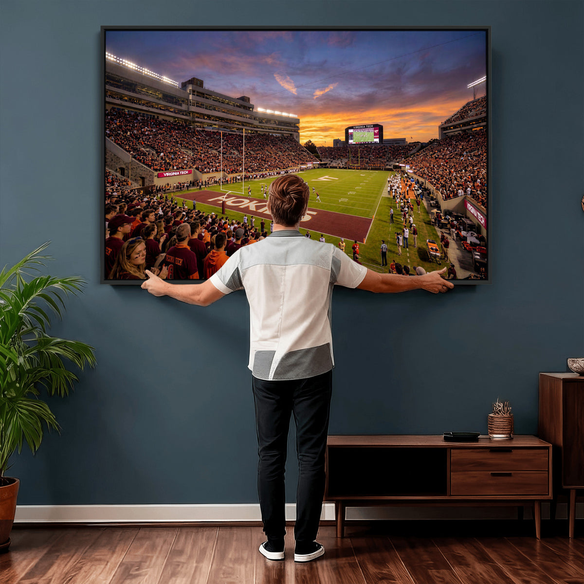 87141841-MGV-CV-36X24 - Stadium Wall Art Canvas Print