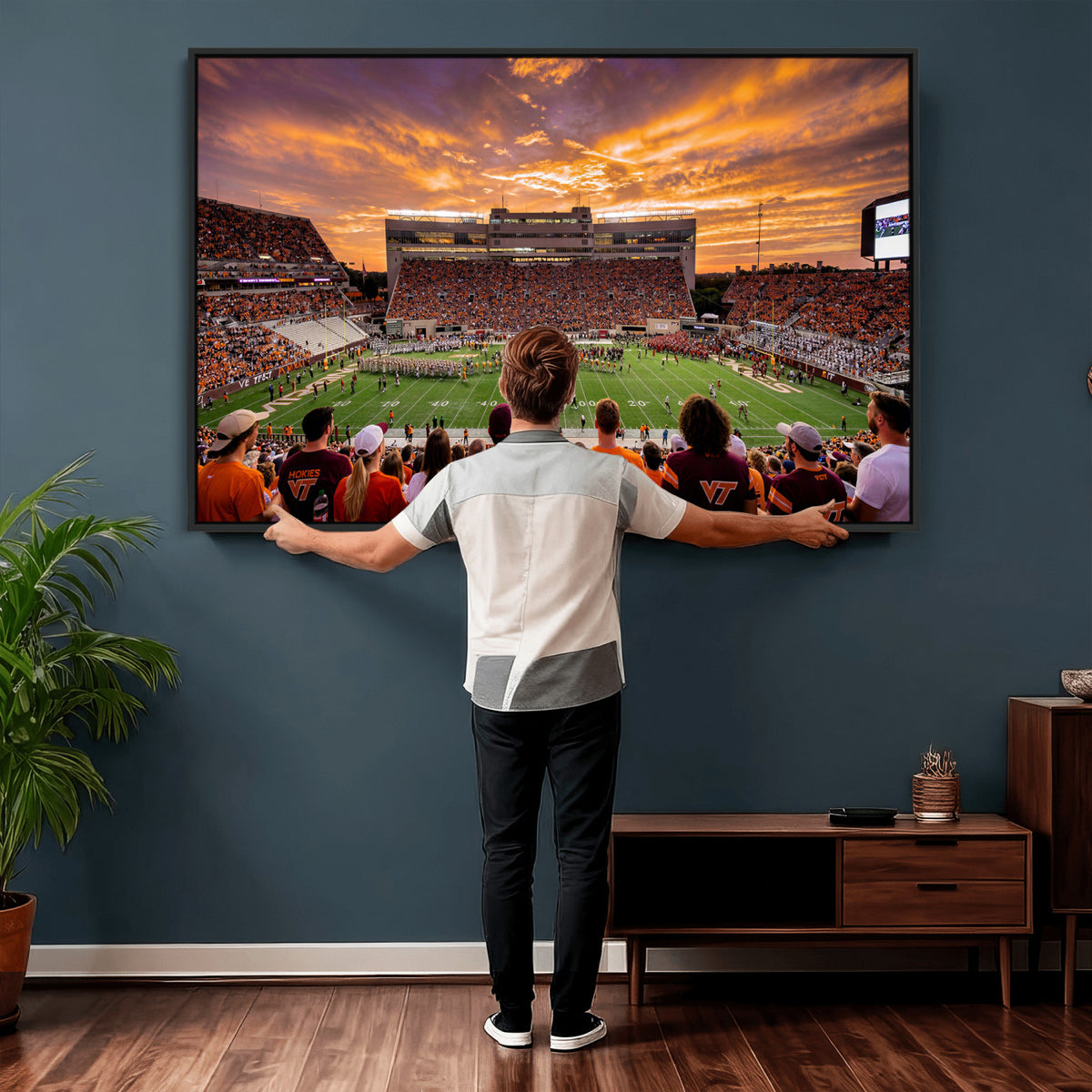 25873880-MGV-CV-36X24 - Stadium Wall Art Canvas Print