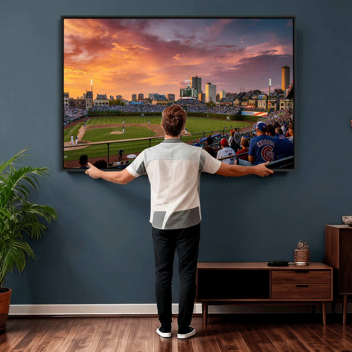 94073020-MGV-CV-36X24 - Stadium Wall Art Canvas Print