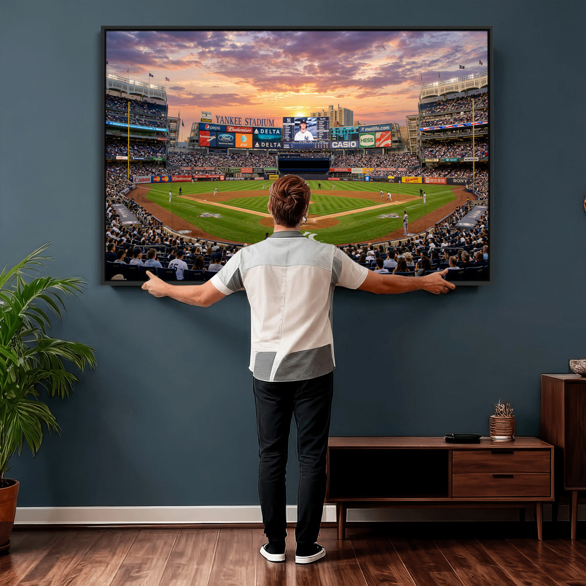 26297292-MGV-CV-36X24 - Stadium Wall Art Canvas Print