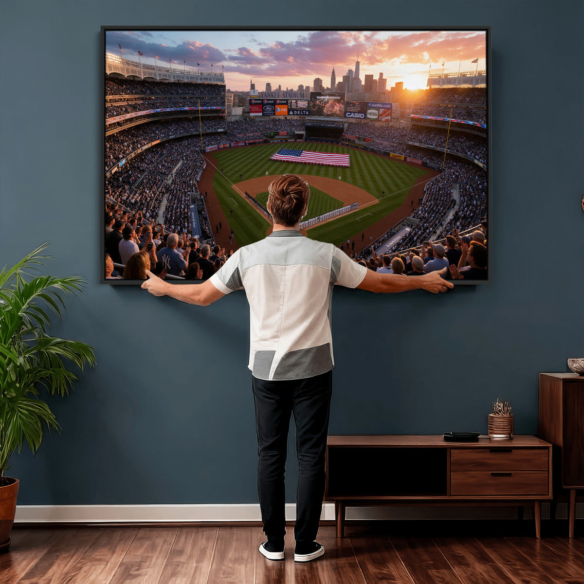 43632742-MGV-CV-36X24 - Stadium Wall Art Canvas Print