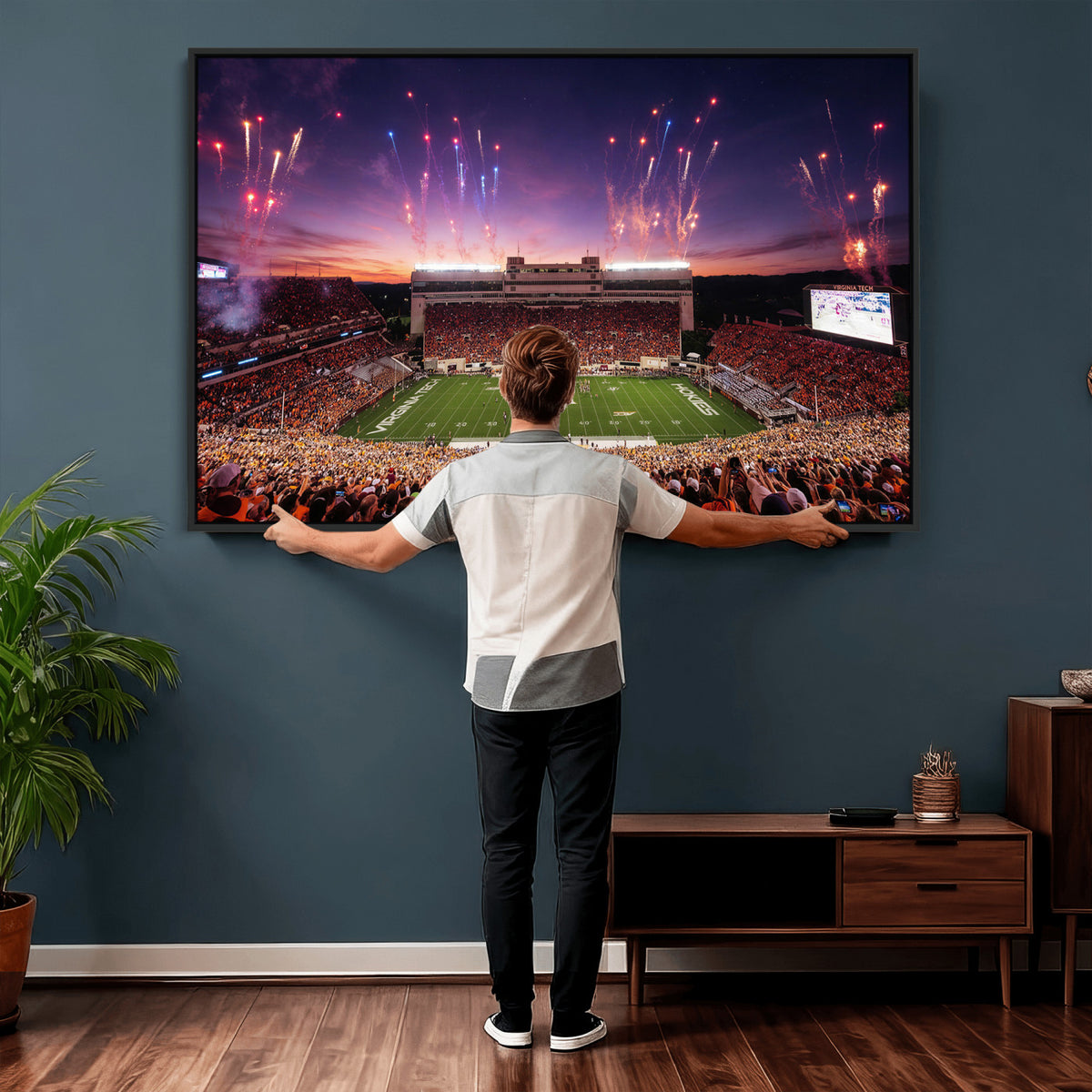 60785214-MGV-CV-36X24 - Stadium Wall Art Canvas Print