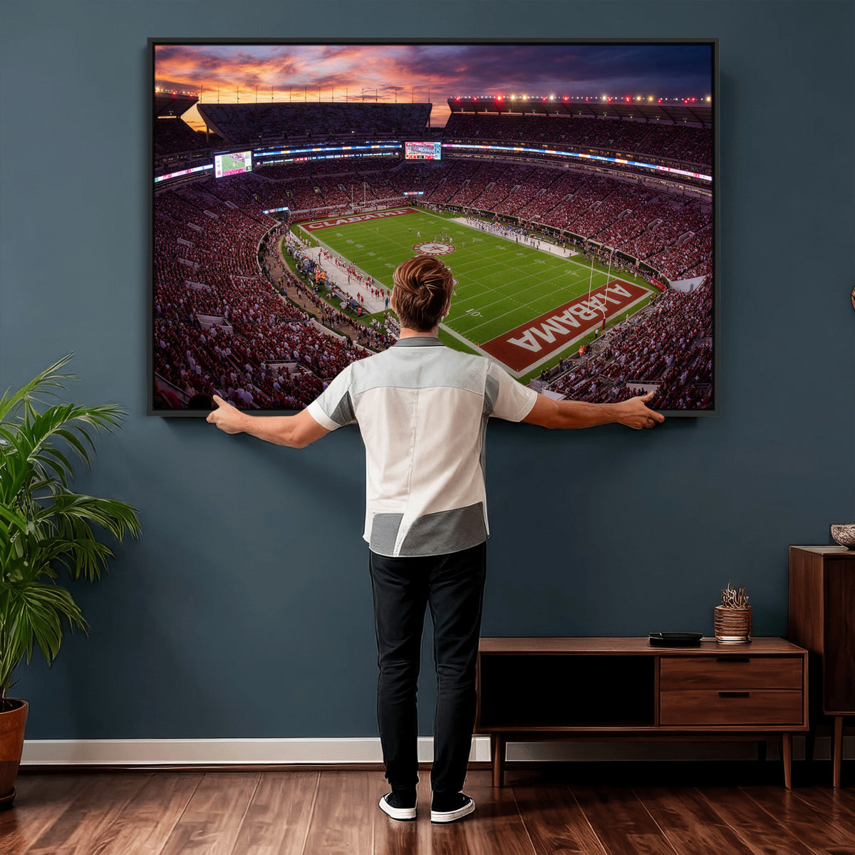 59537492-MGV-CV-36X24 - Stadium Wall Art Canvas Print